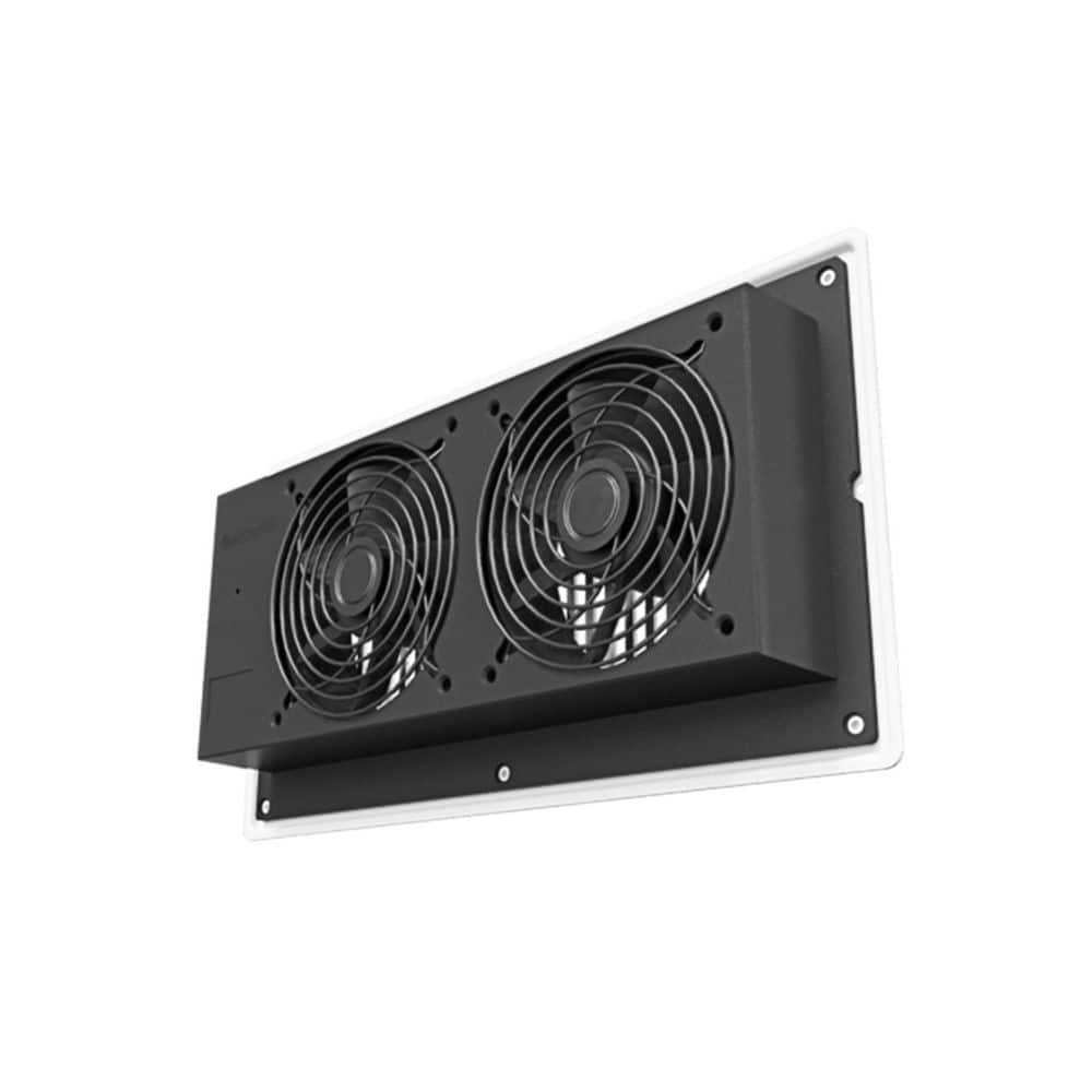 QuietCool 194 CFM 6 in. x 12 in. Register Booster Fan with Automatic Thermostat and App Control (3)