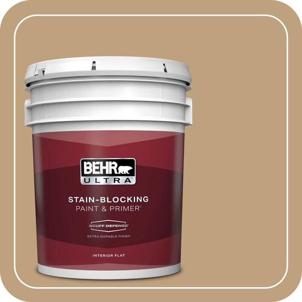 BEHR ULTRA 5 gal. #MQ2-28 Modern History Extra Durable Flat Interior Paint & Primer