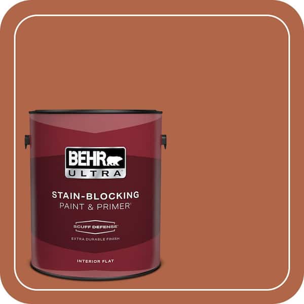BEHR PREMIUM PLUS #M200-7 Rusty Gate Enamel Low Odor & Primer (4)