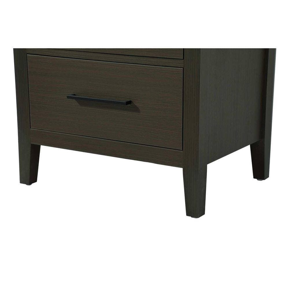 TIMELESS HOME 24 in. W x 18 in. D x 72 in. H Mocha Brown Freestanding Linen Cabinet (2)