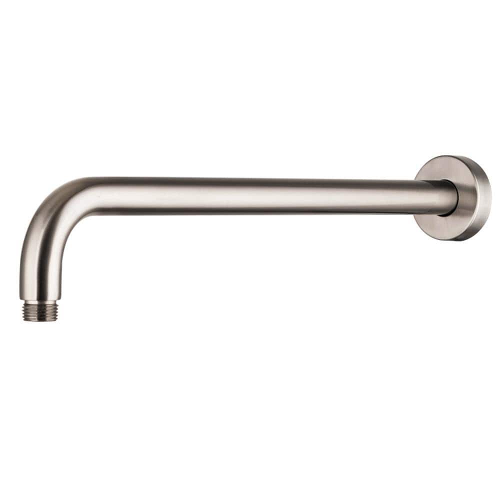 LORDEAR 16 in. Shower Bar Arm Wall Mounted Solid Brass Extension Arm 1/2 in. Pipe NPT Standard (1)