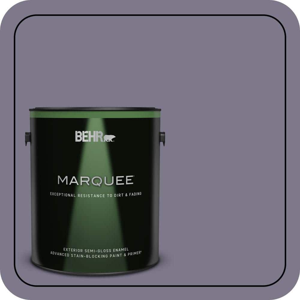 BEHR MARQUEE 1 gal. #N560-5 Solitaire Semi-Gloss Enamel Exterior Paint & Primer