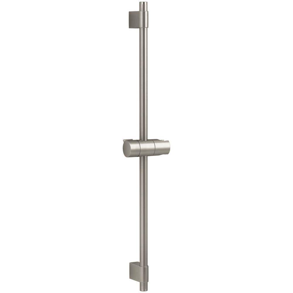 KOHLER Awaken 1-Spray Single Function Wall Bar Shower Kit in Vibrant Brushed Nickel (1)
