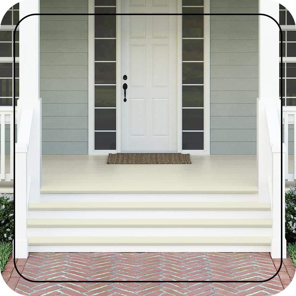 BEHR PREMIUM #S340-1 Textured Low-Lustre Enamel Interior/Exterior Porch and Patio Anti-Slip Floor Paint (2)