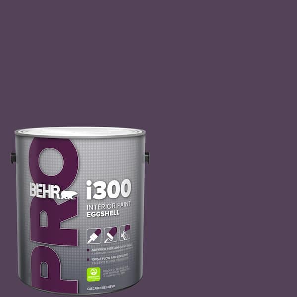 BEHR PRO 1 gal. #S-H-680 Purple Bloom Eggshell Interior Paint (2)