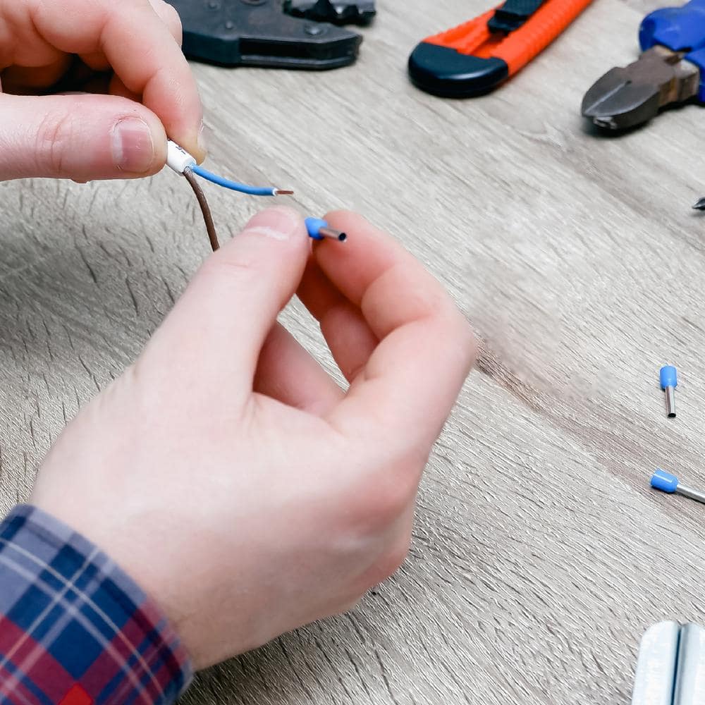 NEWHOUSE ELECTRIC Ferrule Crimping Tool Kit with Wire Crimper Tool, Wire Ferrule Container, and 1,200 Electrical Wire Connectors (2)