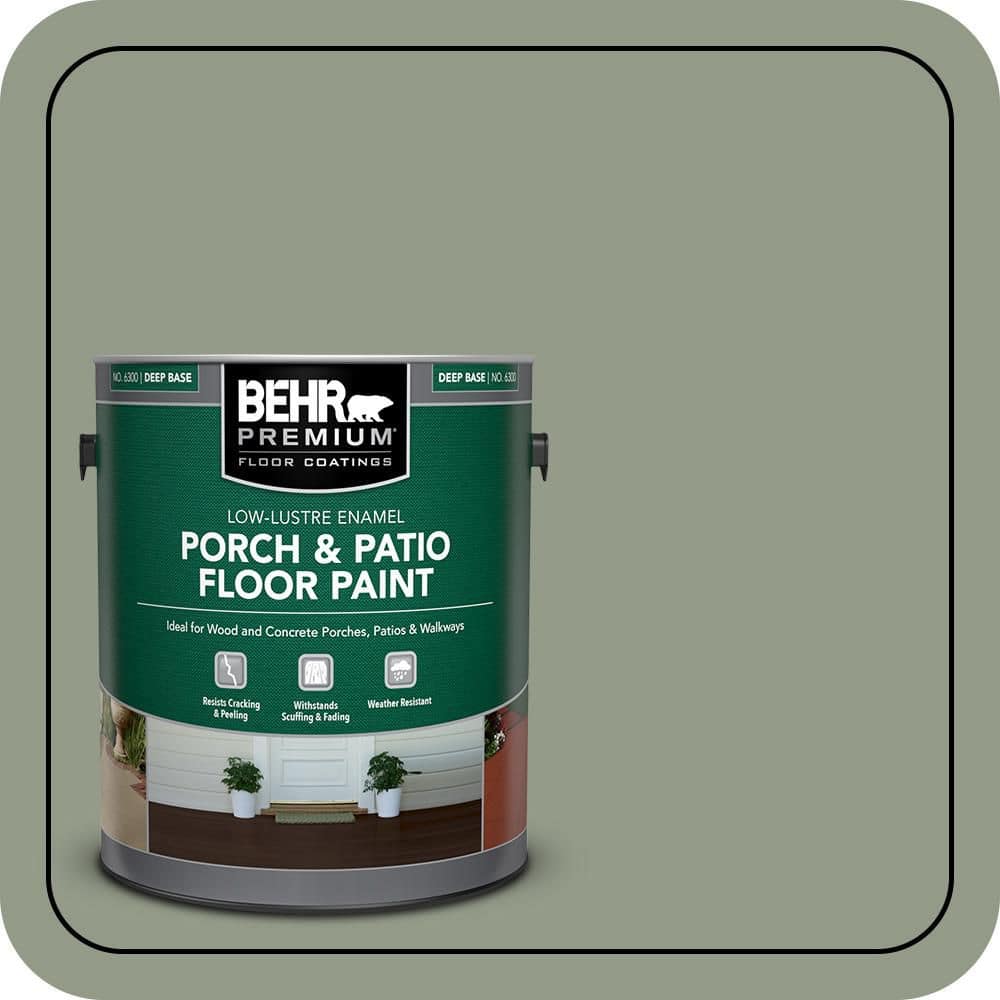 BEHR PREMIUM #430F-4 Low-Lustre Enamel Interior/Exterior Porch and Patio Floor Paint (1)