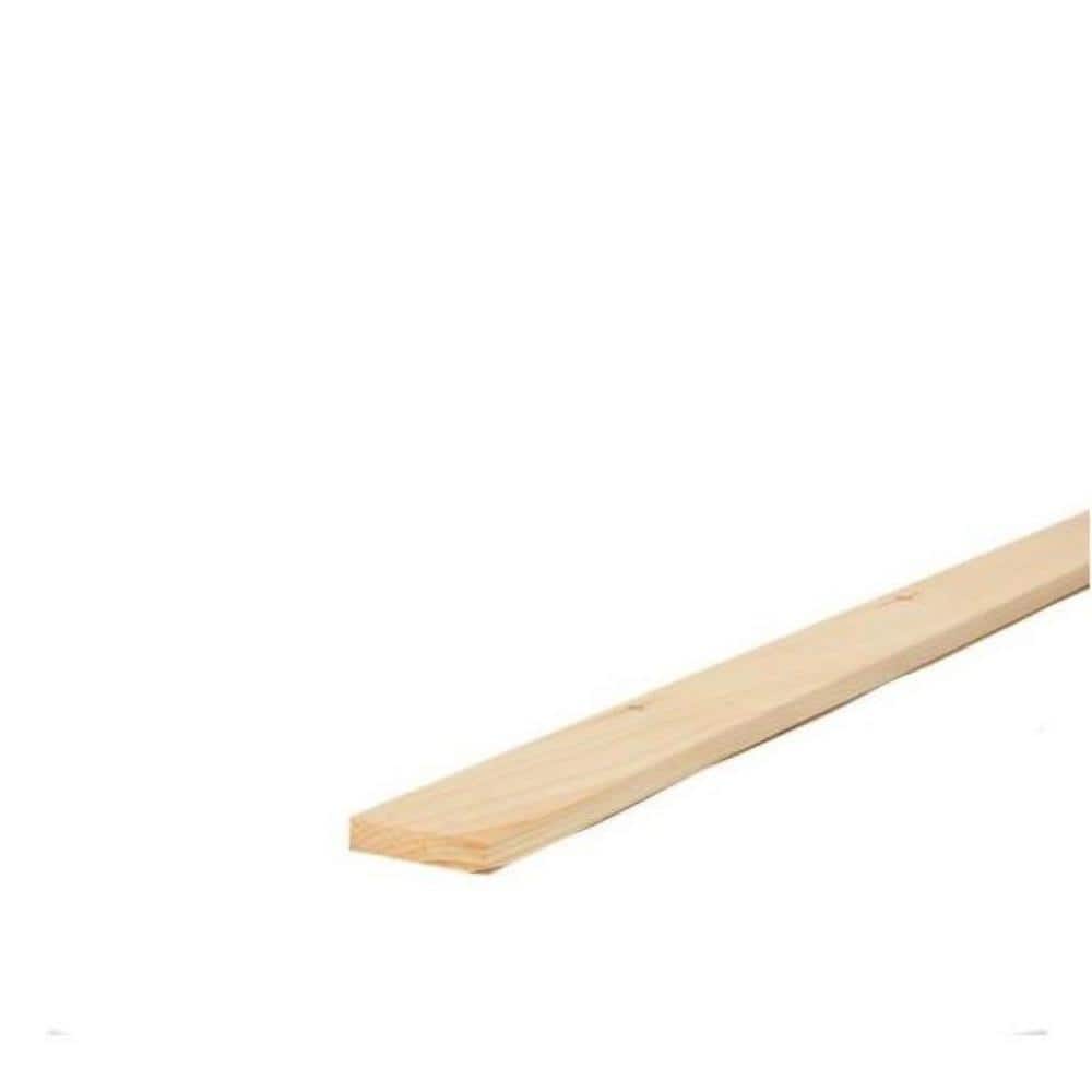 Unbranded 1 in. x 5 in. x 8 ft. Premium Kiln-Dried Square Edge Whitewood Common Board