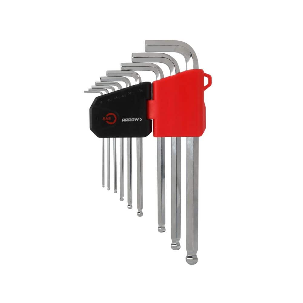 Arrow Fastener Arrow L-style Hex Key Set with SAE Measurements-(9 Pieces)