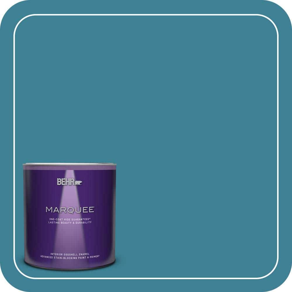 BEHR MARQUEE 1 qt. #540D-6 Wipeout Eggshell Enamel Interior Paint & Primer