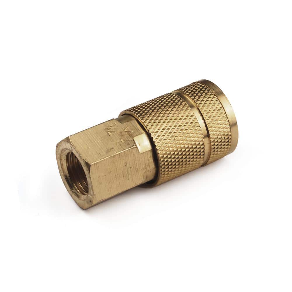 Primefit 1/4 in. Automotive 6-Ball Brass Coupler with 1/4 in. Female NPT (2)