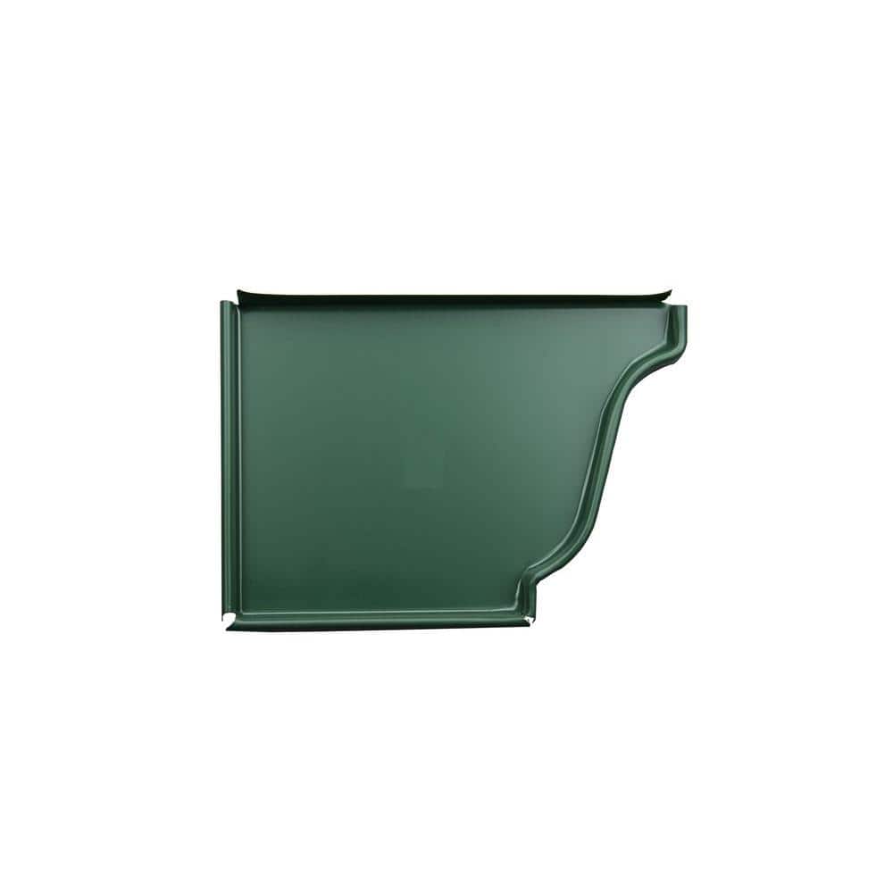 Spectra Pro Select 5 in. Forest Green Aluminum Left End Cap