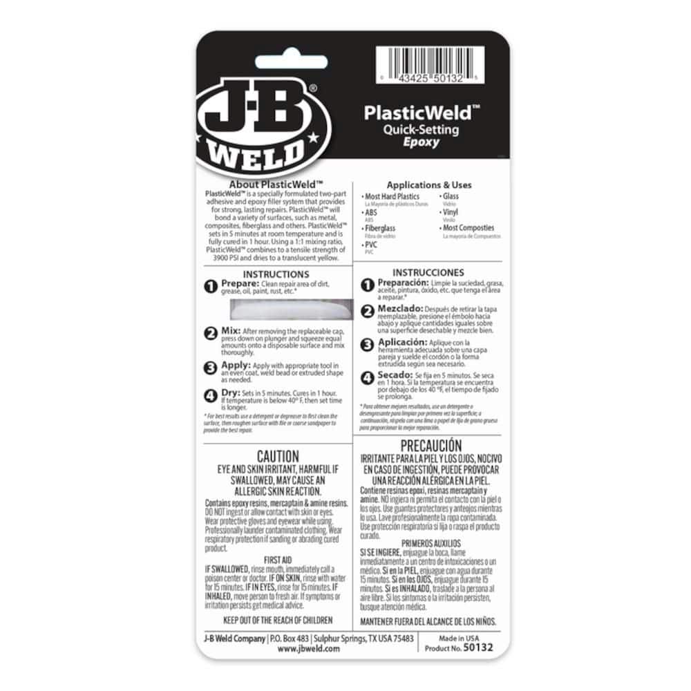 J-B Weld PlasticWeld Syringe (2)