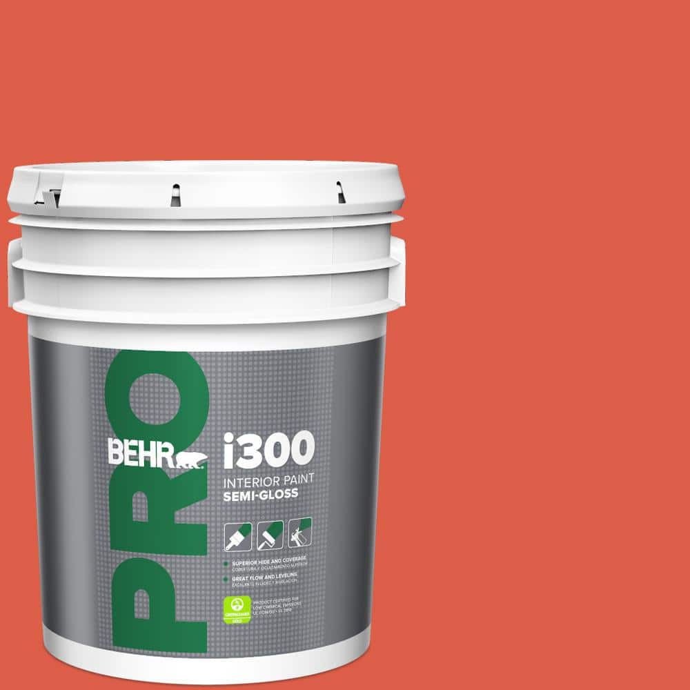 BEHR PRO 5 gal. #P180-6 Pimento Semi-Gloss Interior Paint
