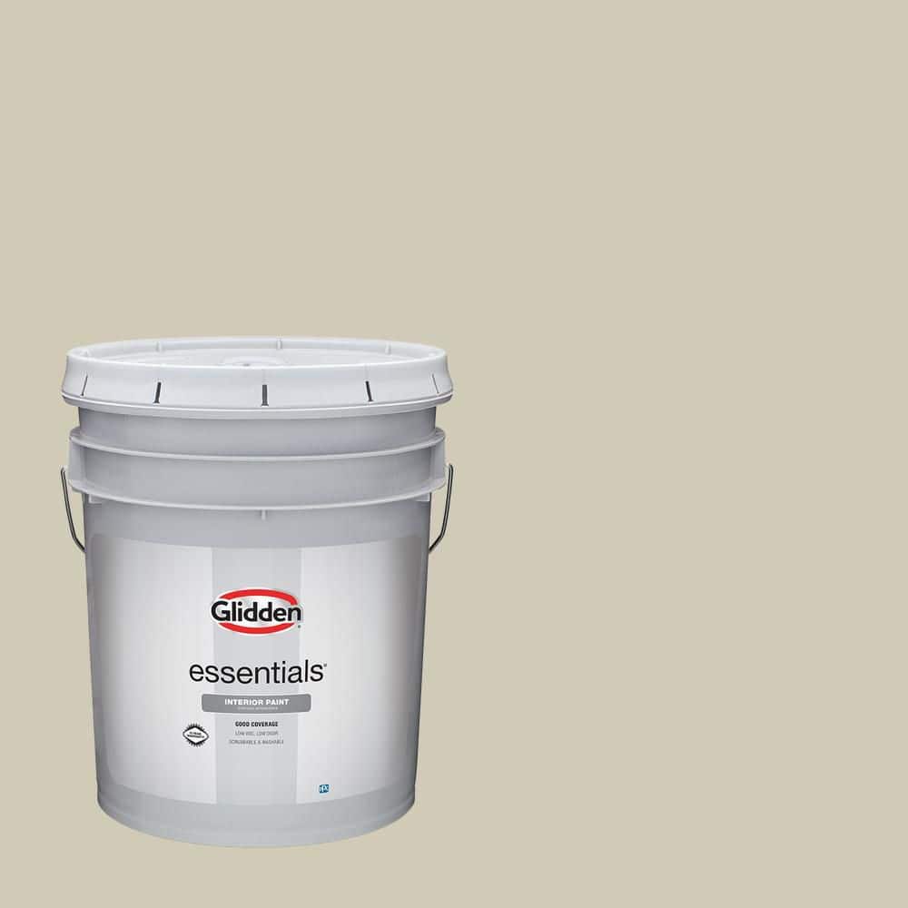 Glidden Essentials 5 gal. PPG1027-2 Skipping Stone Eggshell Interior Paint