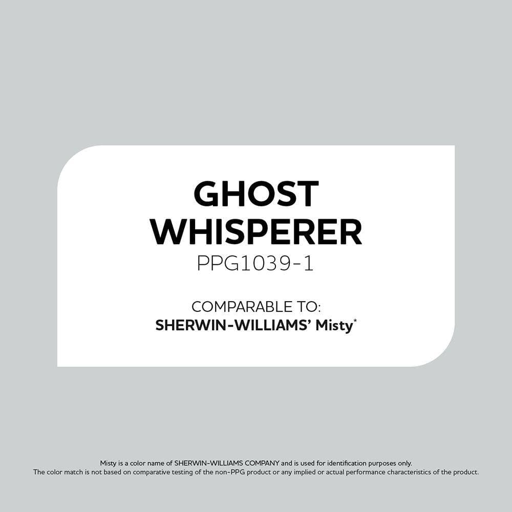Glidden Premium PPG1039-1 Ghost Whisperer Exterior Latex Paint (2)
