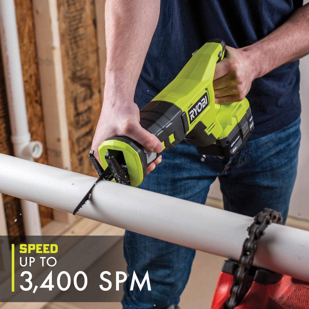 RYOBI ONE+ 18V Cordless Reciprocating Saw (4)