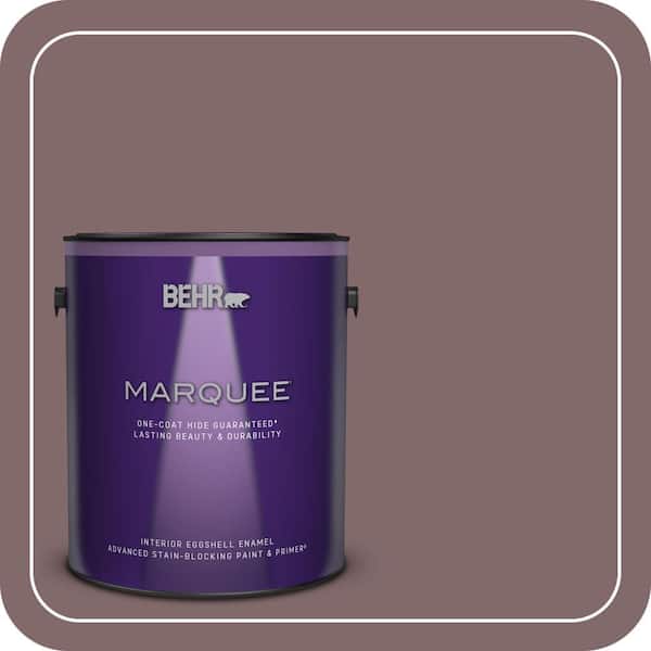 BEHR MARQUEE 1 gal. #N120-6 Raisin in the Sun Eggshell Enamel Interior Paint & Primer (2)