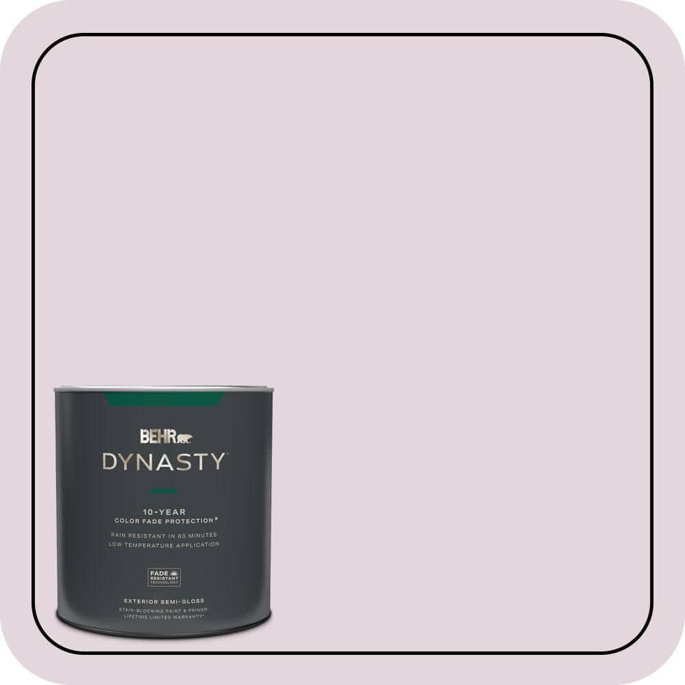 BEHR DYNASTY 1 qt. #S110-1 Secret Scent Semi-Gloss Exterior Stain-Blocking Paint & Primer