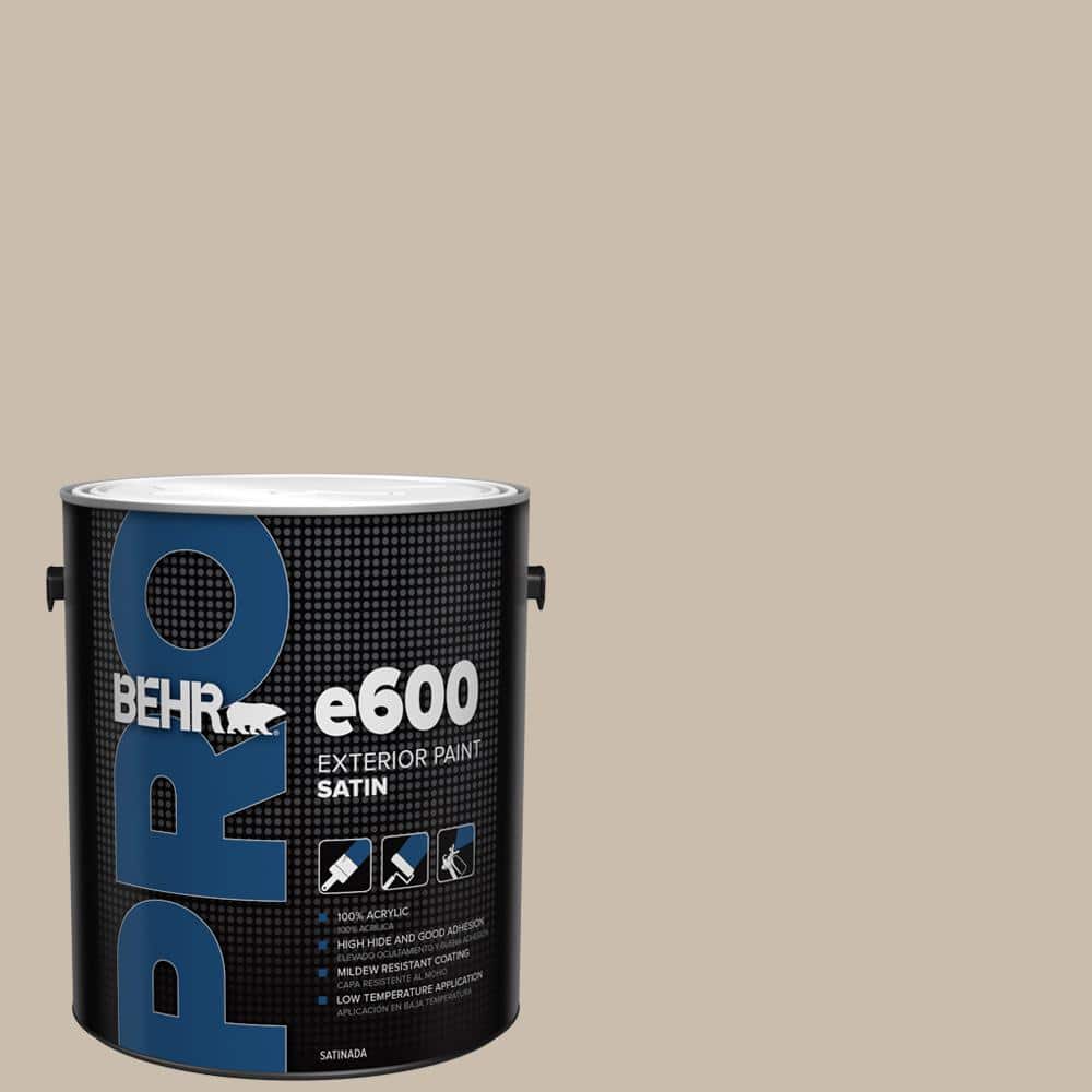 BEHR PRO 1 gal. #PPU5-13 Creamy Mushroom Satin Enamel Exterior Paint