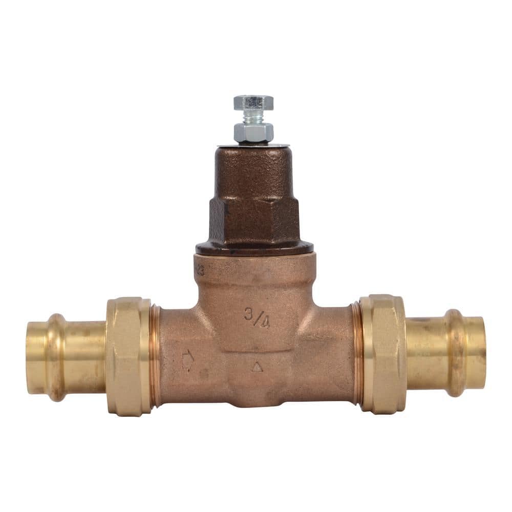 Cash Acme 3/4-in Copper Press EB45 Pressure Regulating Valve Metal Top (2)