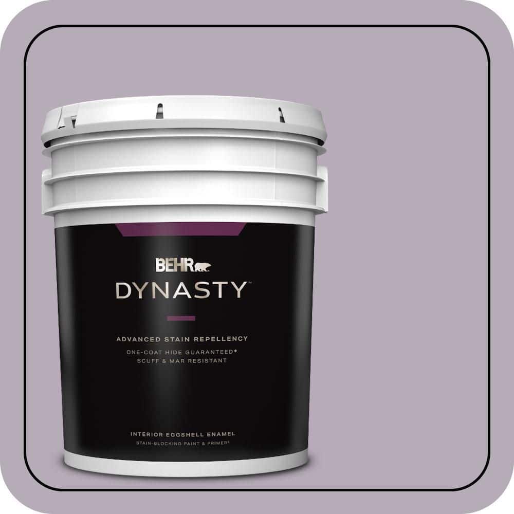 BEHR DYNASTY 5 gal. #MQ5-36 Audition One-Coat Hide Eggshell Enamel Interior Stain-Blocking Paint & Primer