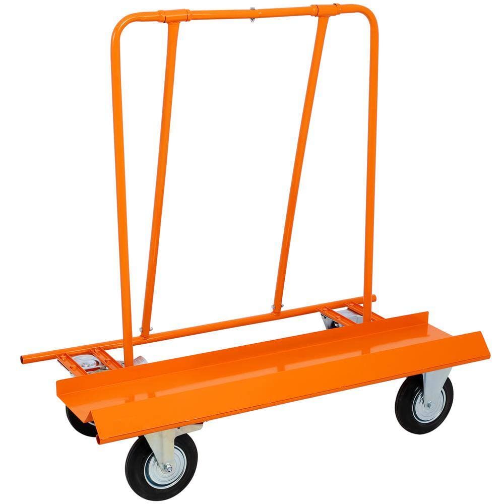 Tatayosi Heavy Duty Drywall Cart Sheet Handling Cart Panel Dolly with Brake, 1800 lb. Load Capacity (3)