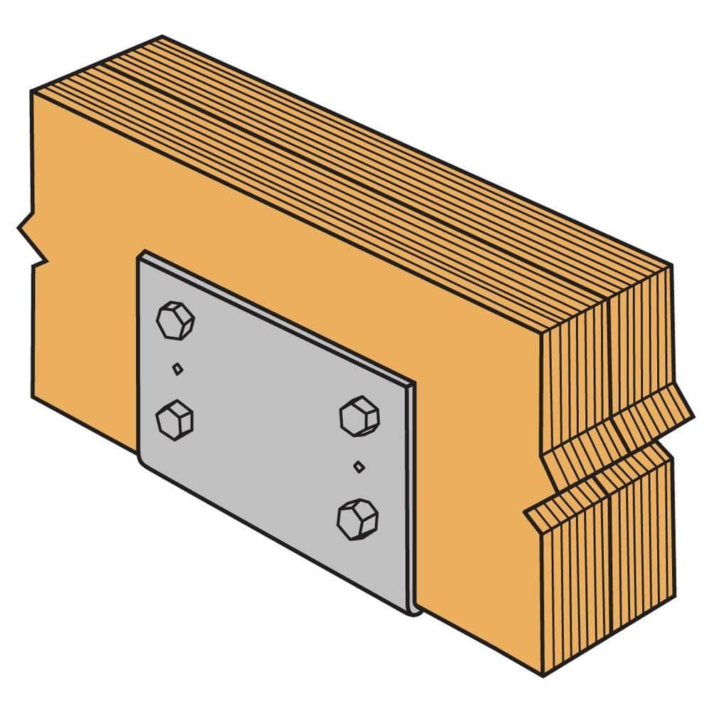 Simpson Strong-Tie CCO 4x Beam Column Cap Only (No Straps) (2)