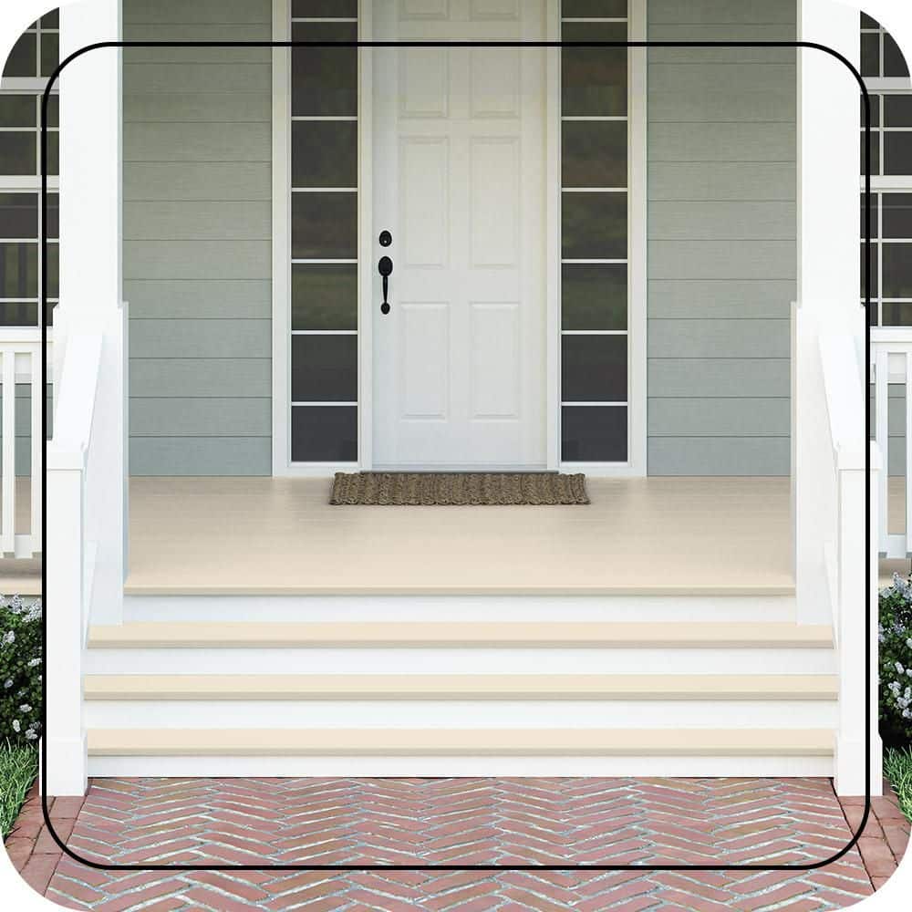 BEHR PREMIUM #PWN-32 Textured Low-Lustre Enamel Interior/Exterior Porch and Patio Anti-Slip Floor Paint (2)