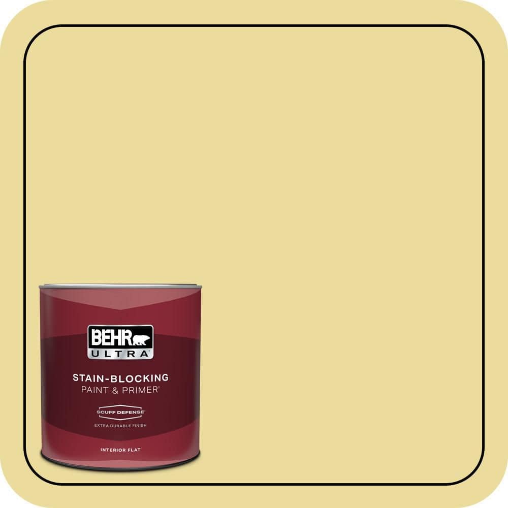 BEHR ULTRA 1 qt. #P330-3A Flourish Extra Durable Flat Interior Paint & Primer (1)