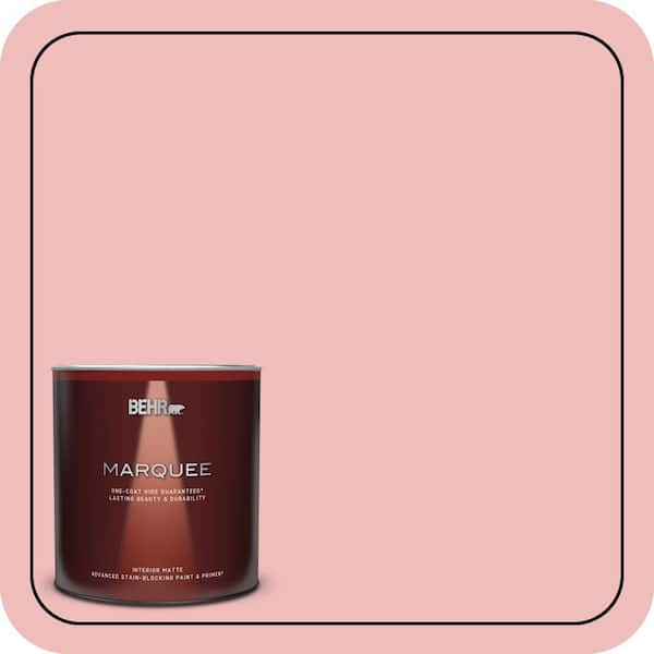 BEHR MARQUEE 1 qt. #CE-01 Alpenglow Matte Interior Paint & Primer (2)