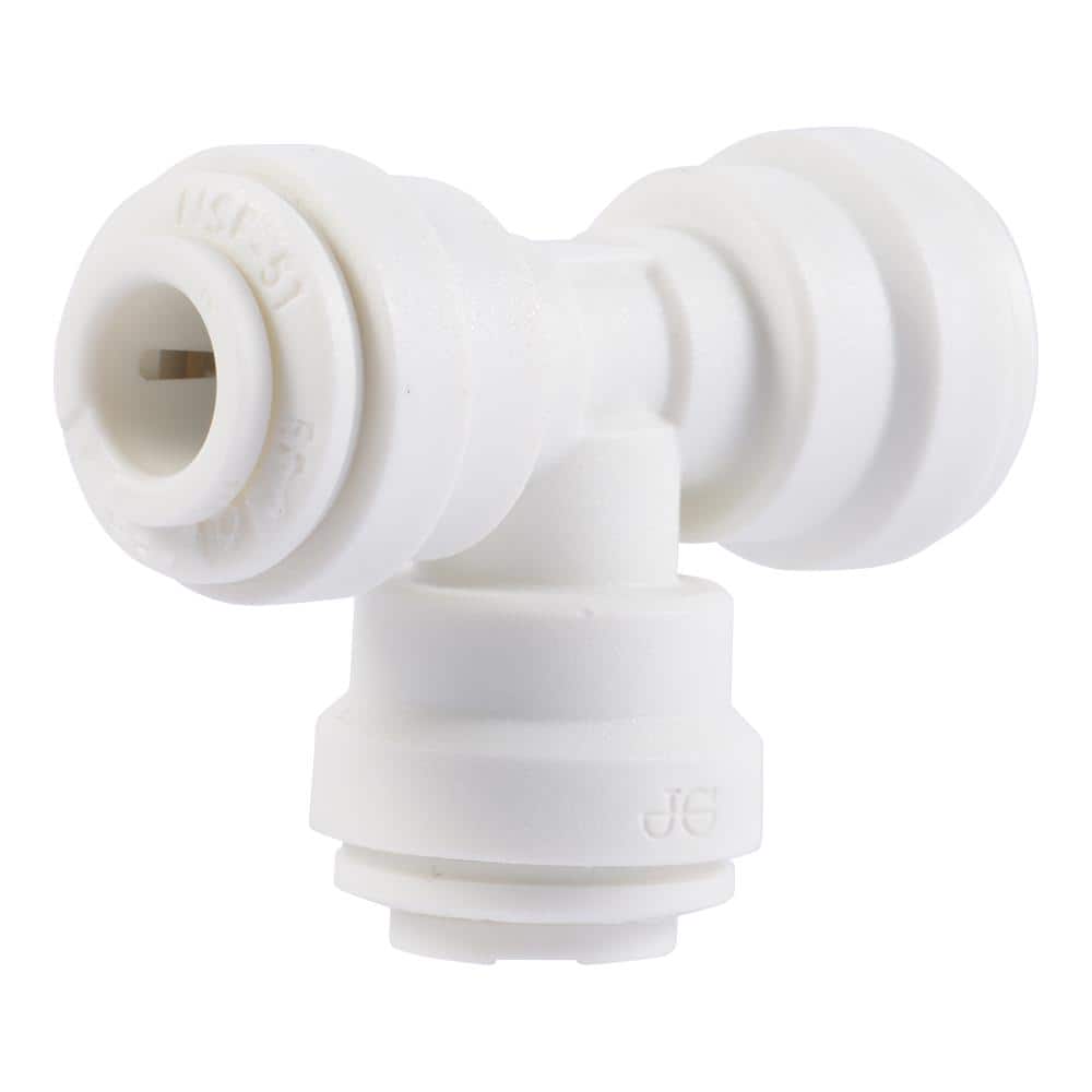 John Guest 1/4 in. O.D. Push-To-Connect Polypropylene Tee Fitting (2)