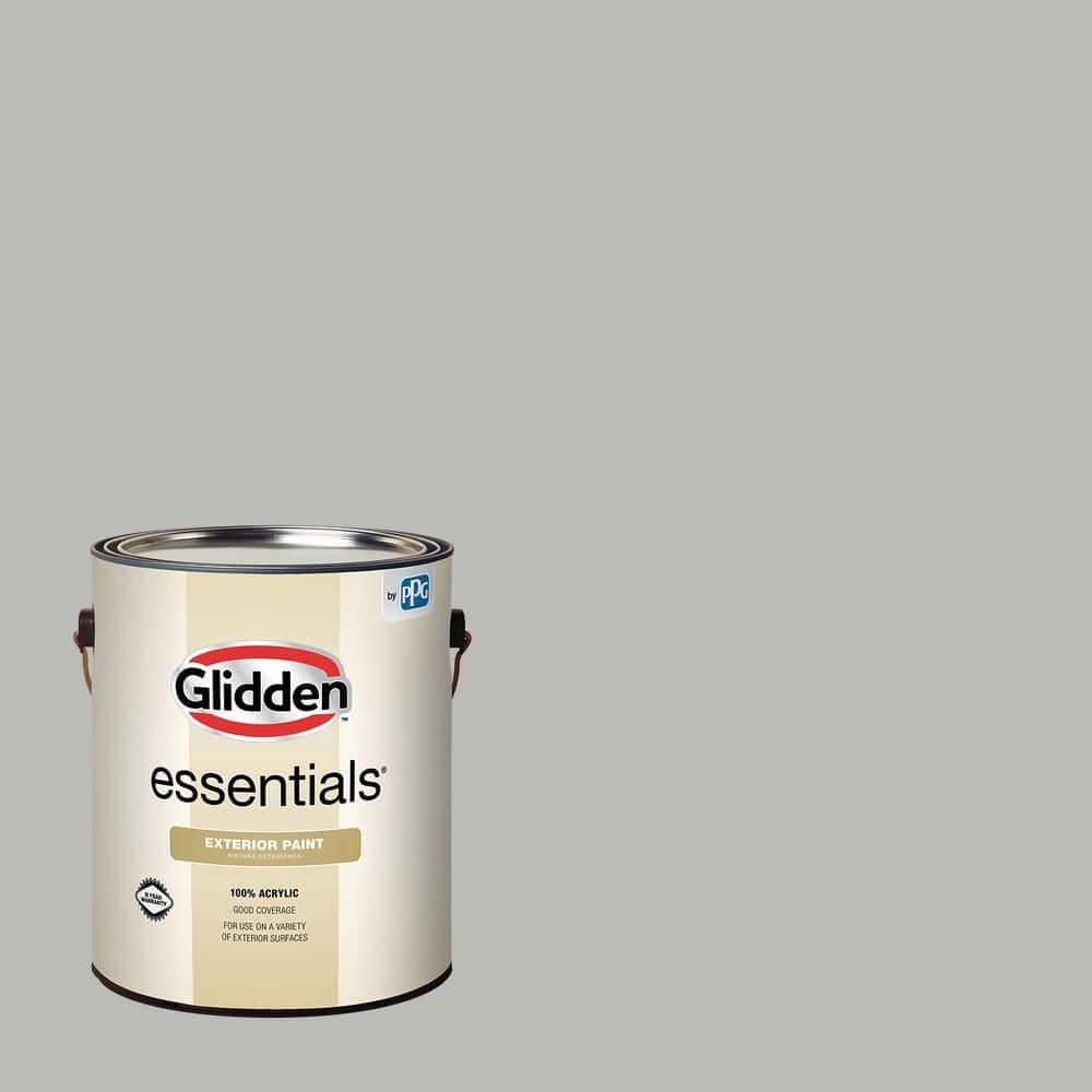 Glidden Essentials 1 gal. PPG0994-3 Half Dome Satin Exterior Paint