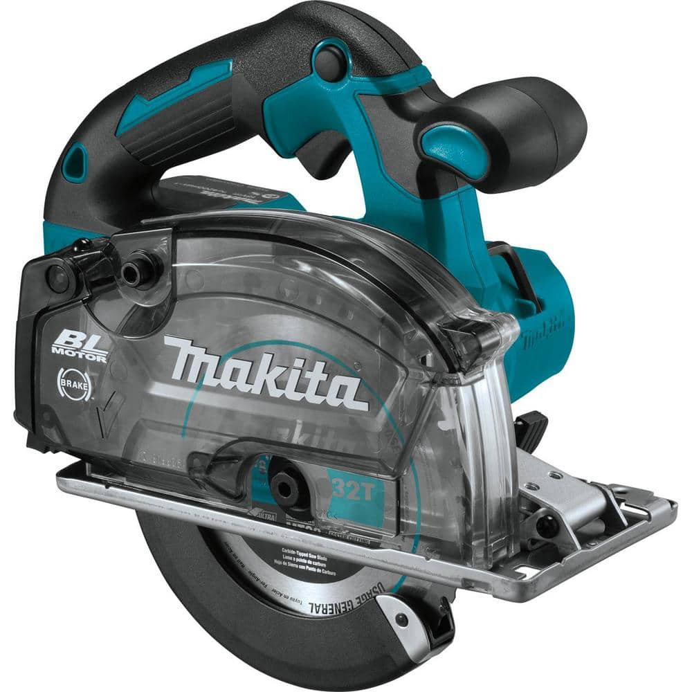 Makita 18V LXT Lithium-Ion Brushless Cordless 5-7/8 in. Metal Cutting Saw with Electric Brake and Chip Collector Tool-Only (1)