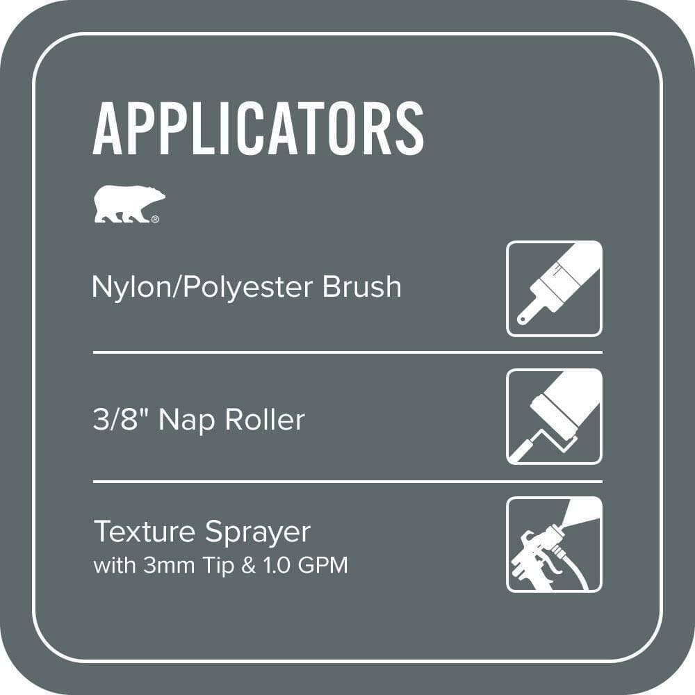 BEHR PREMIUM #MS-70 Textured Low-Lustre Enamel Interior/Exterior Porch and Patio Anti-Slip Floor Paint (4)