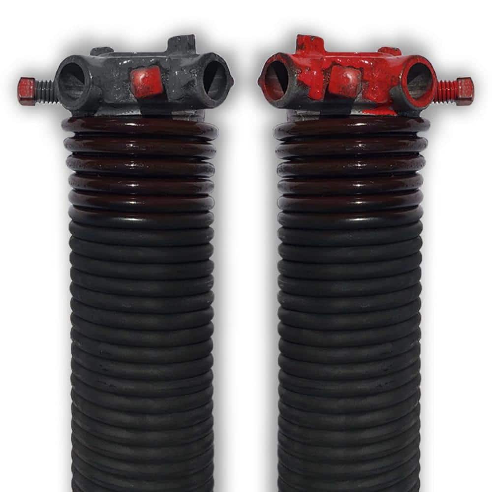 DURA-LIFT 0.234 in. Wire x 2 in. D x 31 in. L Torsion Springs in Brown Left and Right Wound Pair for Sectional Garage Doors (1)