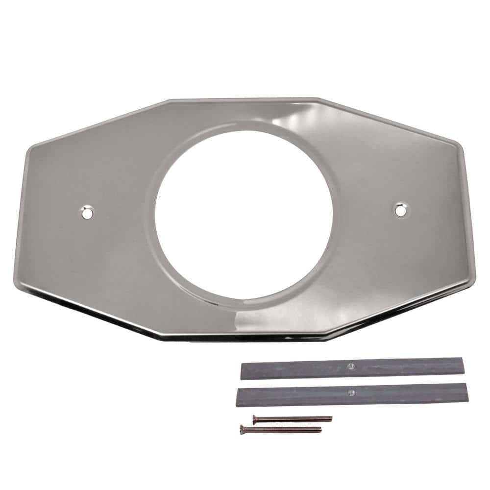 Westbrass One-Hole Remodel Cover Plate for Moen and Delta Bathtub and Shower Valves (1)