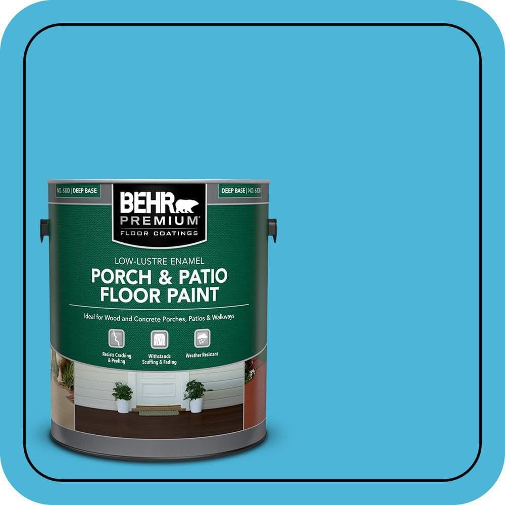 BEHR PREMIUM #P490-4 Textured Low-Lustre Enamel Interior/Exterior Porch and Patio Anti-Slip Floor Paint