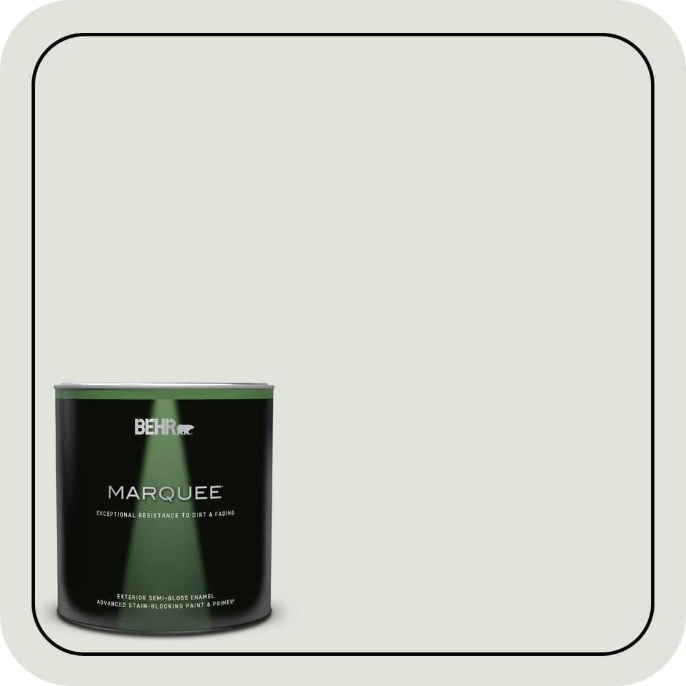 BEHR MARQUEE 1 qt. #QE-41 Frostproof Semi-Gloss Enamel Exterior Paint & Primer