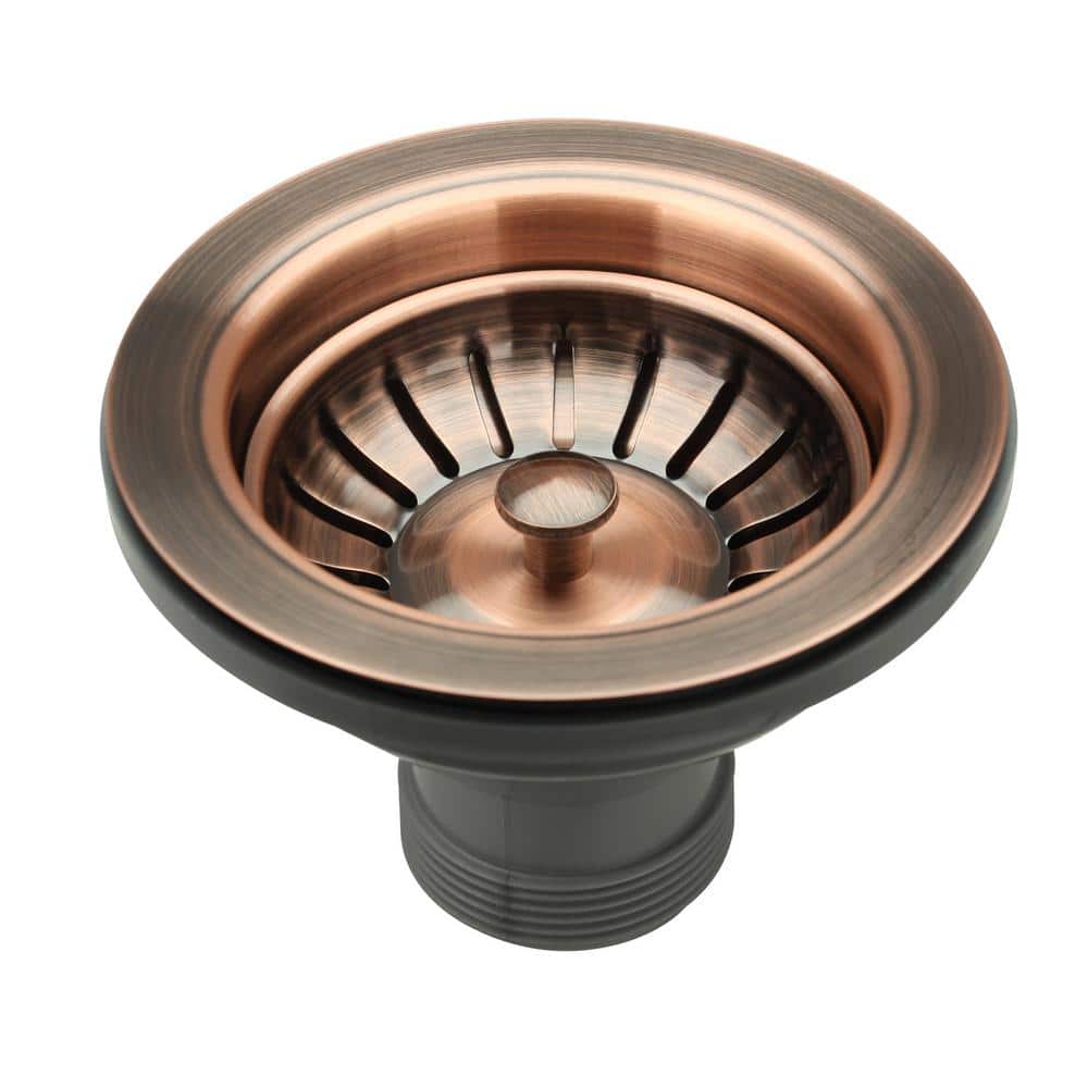 Akicon Antique Copper Stopper Kitchen Sink Drain (1)