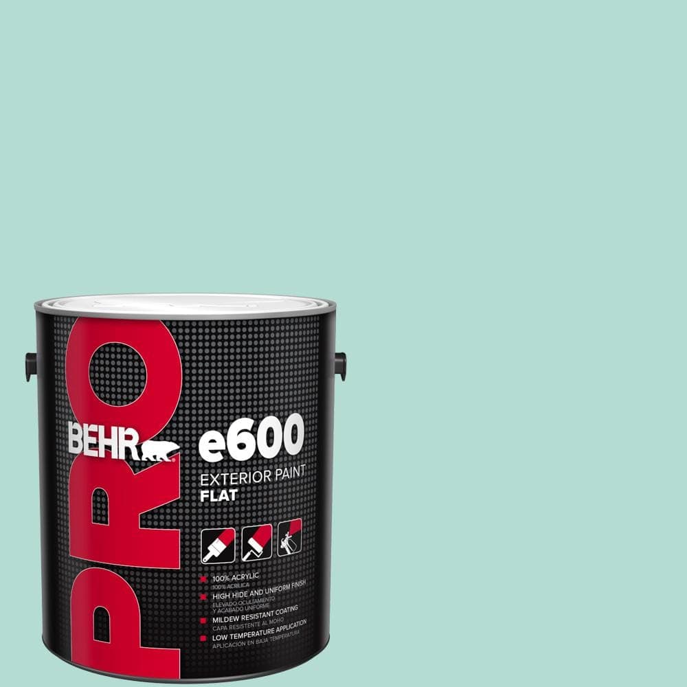 BEHR PRO 1 gal. #490C-3 Balmy Seas Flat Paint