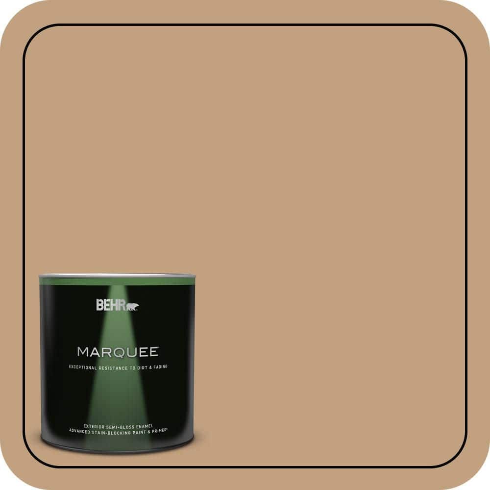 BEHR MARQUEE 1 qt. #S280-4 Real Cork Semi-Gloss Enamel Exterior Paint & Primer