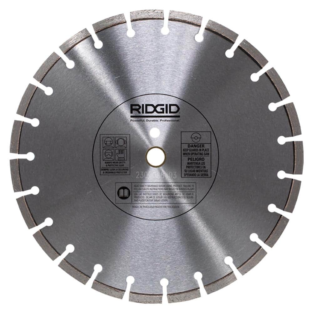RIDGID 14 in. General Purpose Cutting Segmented Rim Diamond Blades (3-Pack) (2)