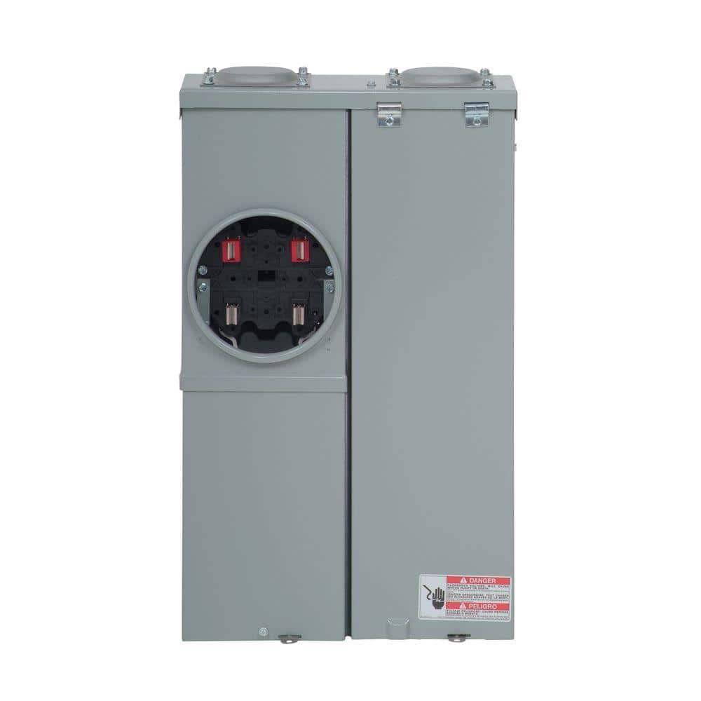 Eaton 100 Amp 12-Spaces 24-Circuits Surface Mount Title 24 Compliant BR Type Meter Breaker Panel (1)