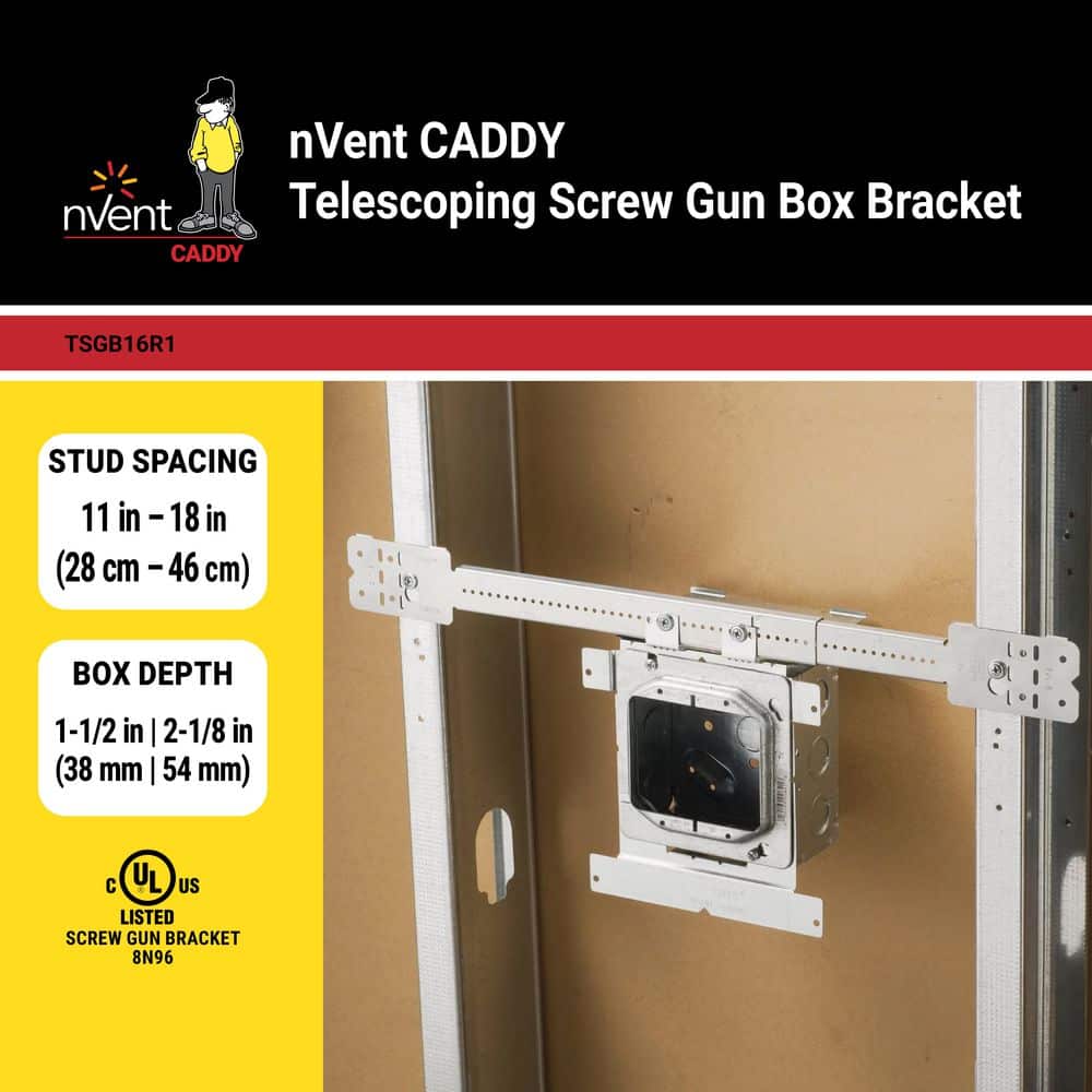 CADDY 11 - 18 in. Telescoping Box Bracket (2)