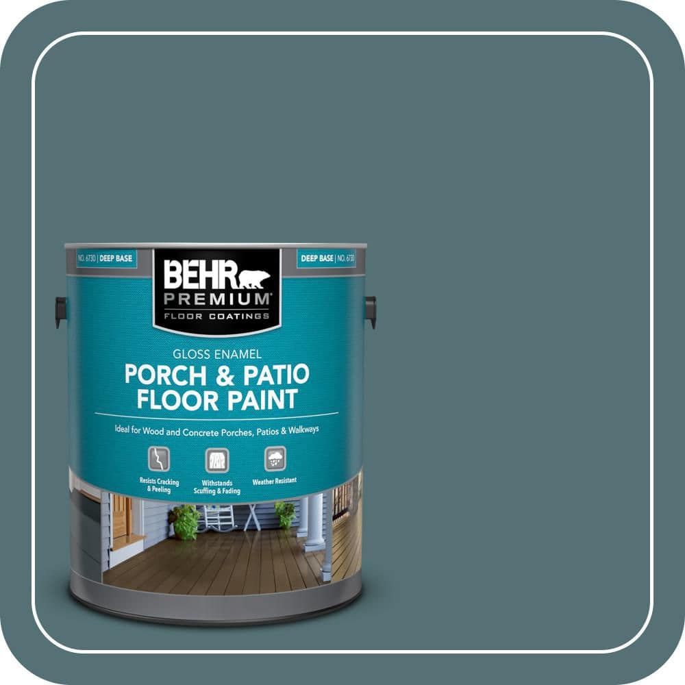 BEHR PREMIUM 1 gal. #PPU13-02 Juniper Berries Gloss Enamel Interior/Exterior Porch and Patio Floor Paint