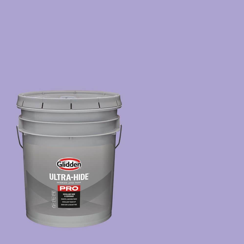 Glidden Ultra-Hide 5 gal. PPG1248-5 Puturple Satin Interior Paint