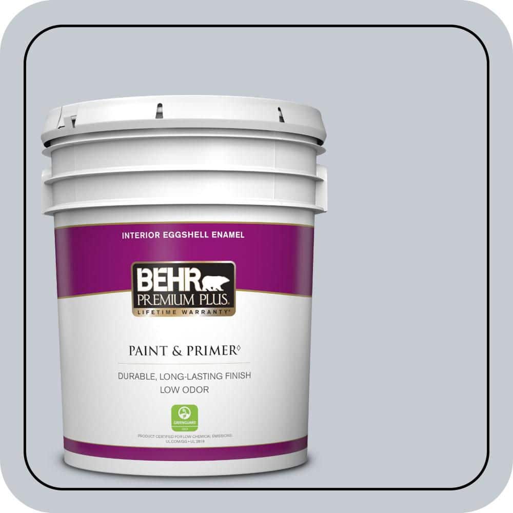 BEHR PREMIUM PLUS 5 gal. #MQ5-18 Paparazzi Flash Eggshell Enamel Low Odor Interior Paint & Primer