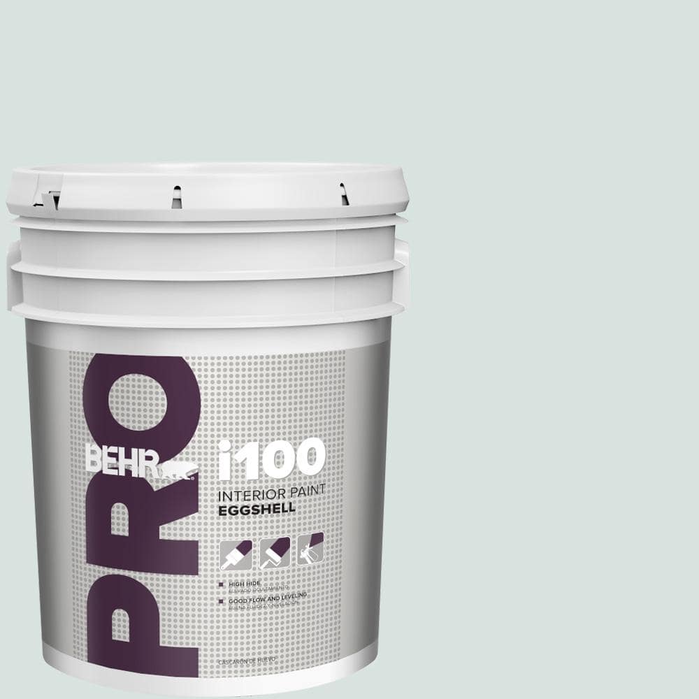 BEHR PRO 5 gal. #730E-2 Sparkling Spring Eggshell Interior Paint