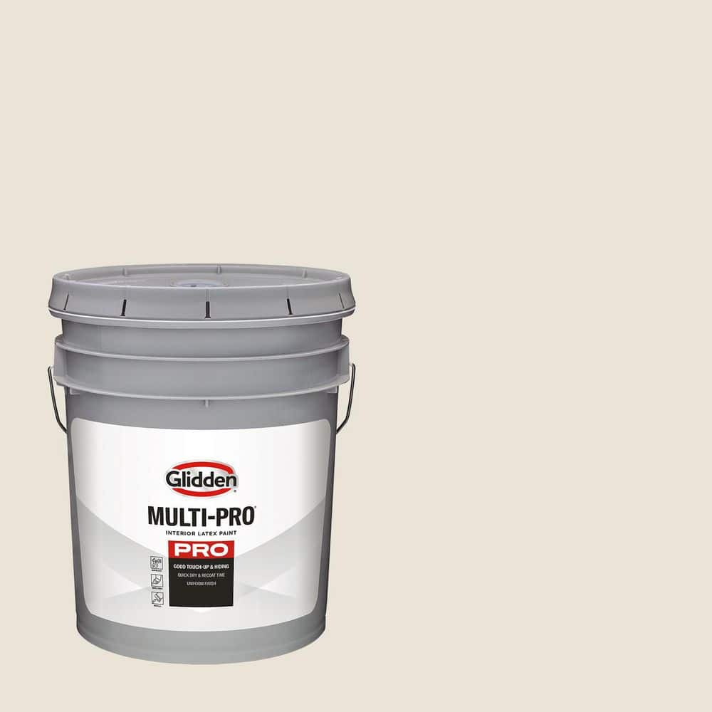 Glidden Multi-Pro 5 gal. PPG1075-2 Almond Milk Semi-Gloss Interior Paint